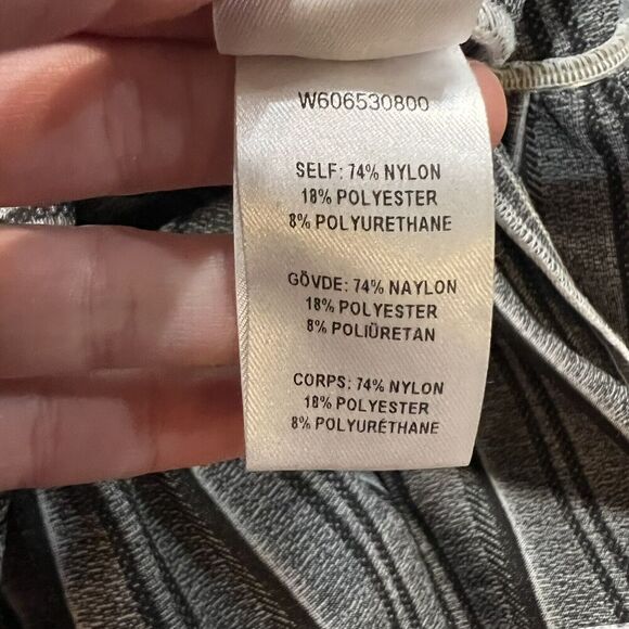 Opening ceremony Womens White Striped Lotus Flutter midi dress size small s - Picture 10 of 12